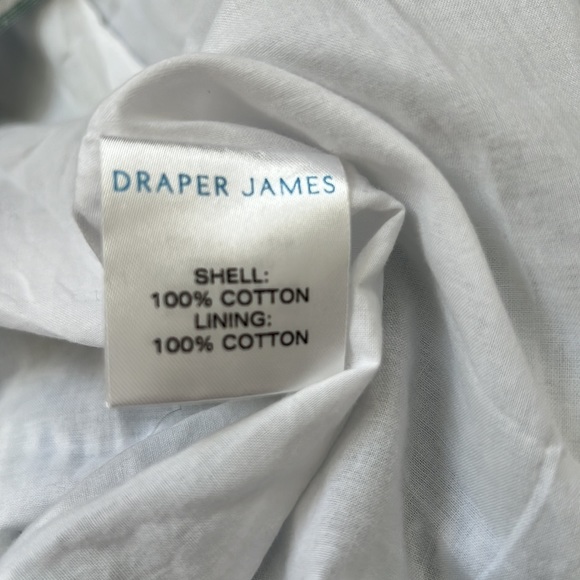 Draper James striped blue & white ruffle wrap dress - Picture 10 of 11